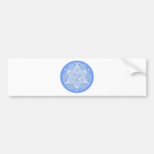 Ornate Star of David Bumper Stickers