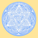 Ornate Star of David stickers