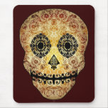Ornate Sugar Skull mousepads