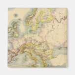 Orographic map of Europe Fridge Magnet