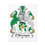O'Ronayne Family Crest postcards