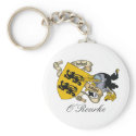 O'Rourke Family Crest keychains