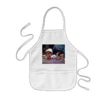 Orphan Dog with Collie Vintage Art Aprons