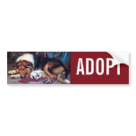 Orphan Dog with Collie Vintage Art bumper stickers