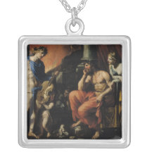 Orpheus before Pluto and Persephone Necklace