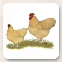 Orpingtons Lemon Cuckoo Drink Coaster