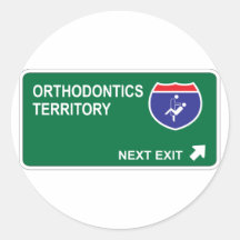 Orthodontics Next Exit Sticker