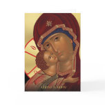 Orthodox Christmas Cards with Virgin Mary