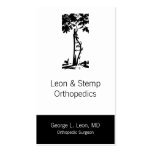 Orthopaedic Crooked Tree Symbol Business Card