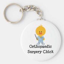 Orthopaedic Surgery Chick Keychain