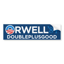Orwell 1984 Bumper Sticker