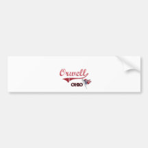 Orwell Ohio City Classic Bumper Stickers