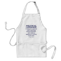 Orwell on Political Language Aprons