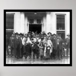 Osage Indian Group White House 1919 posters