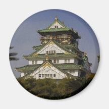 Osaka Castle Refrigerator Magnet