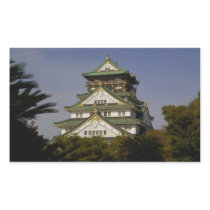 Osaka Castle Rectangle Sticker
