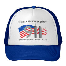 Osama Bin Laden Dead - Justice has been done Mesh Hats