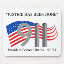 Osama Bin Laden Dead - Justice has been done Mouse Pads