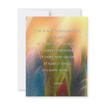 Osho Zen quote invitation
