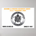 OSI Fugitive Recovery Training Unit posters