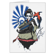 Osiris Geisha Greeting Card