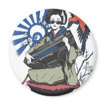 Osiris Geisha Fridge Magnet