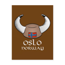 Oslo Norway Viking Hat Post Cards