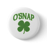 O'Snap irish Shamrock buttons