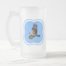 Osprey Bird Frosted Beer Mug