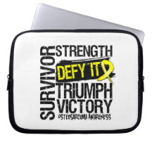 Osteosarcoma Survivor Defy It Computer Sleeve