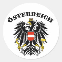 Osterreich Round Sticker