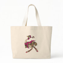 ostrich canvas bag