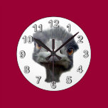 Ostrich wall clocks