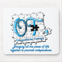 ot puzzle aqua mousepad