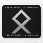 Othala Rune grey Mousepad