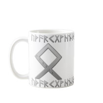 Othala Rune grey Mug