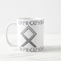 Othala Rune grey Mug