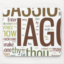 Othello Word Mosaic Mousepads