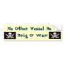 Other Vessel Pirate Sticker Bumper Sticker
