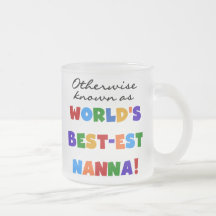 Otherwise Known as Best-est Nanna Gifts Coffee Mugs
