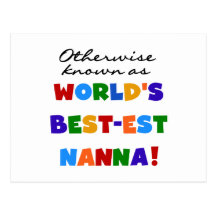 Otherwise Known as Best-est Nanna Gifts Postcard