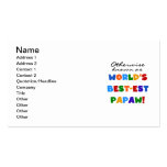 Otherwise Known Best-est Papaw T-shirts and Gifts Business Card Template
