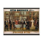Otis Skinner, 'Prince Otto', Act III Vintage Theat Postcard
