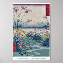 Otsuki fields in Kai Province by Ando, Hiroshige Print