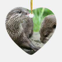 Otter Habitat Ornament