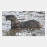 "Otter Lover" Wildlife Sticker Gifts