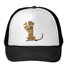 Otter Playing the Euphonium Hat