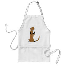 Otter Playing the Saxophone Aprons