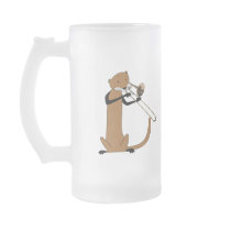 Otter Playing the Trombone Coffee Mug