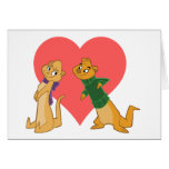 Otter Valentine Card